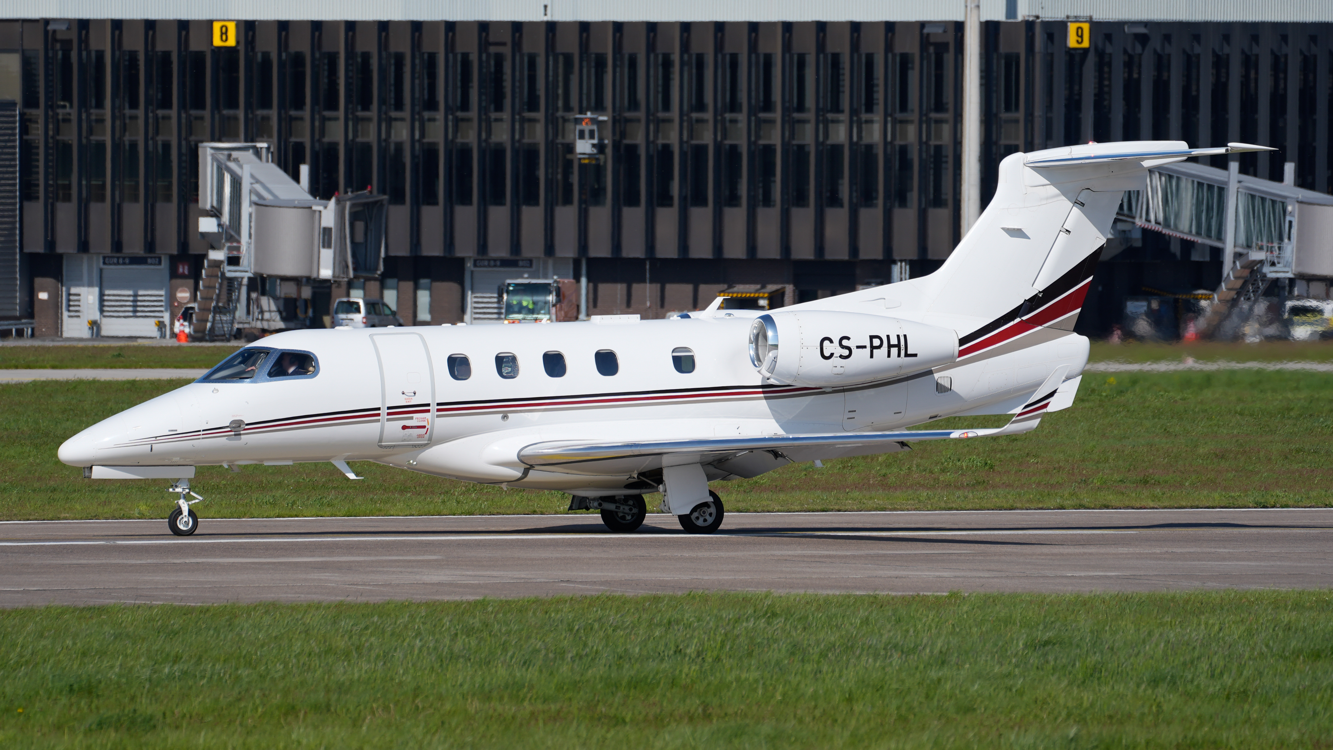 NetJets Europe Phenom 300 at Hannover Airport
