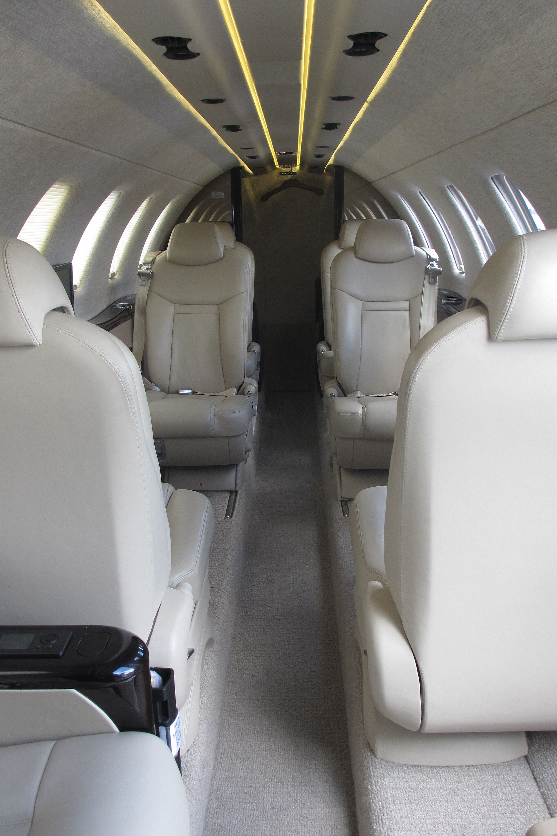 Cessna Citation CJ4 cabin interior
