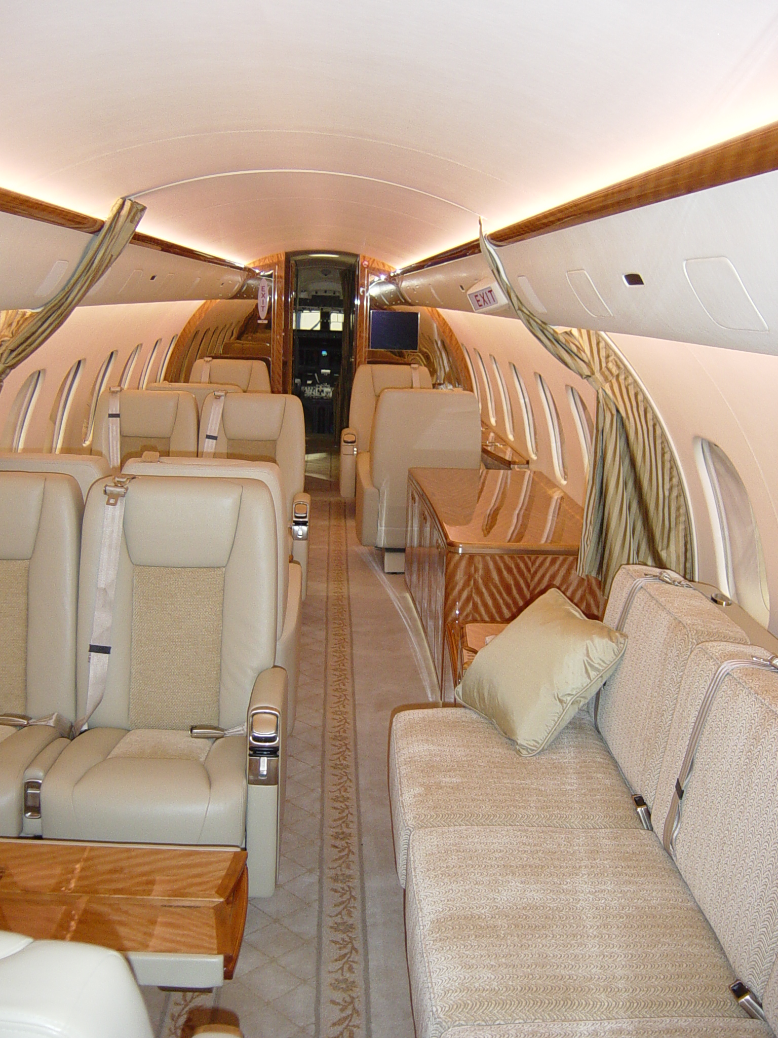 Bombardier Global Express interior