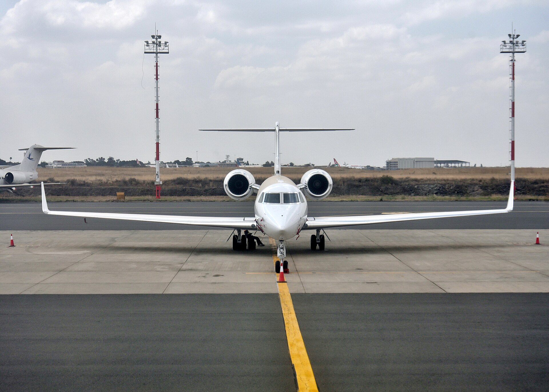 Gulfstream V aircraft exterior