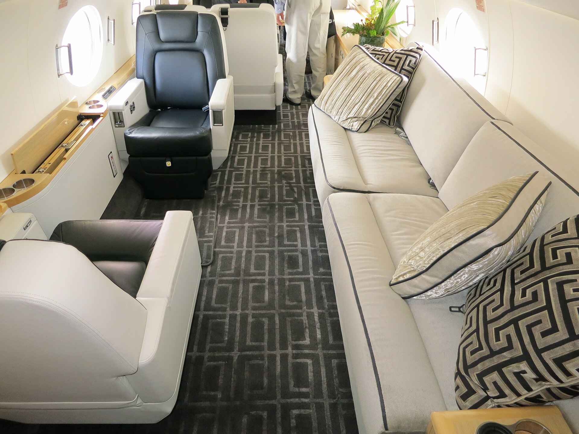 Gulfstream G550 interior
