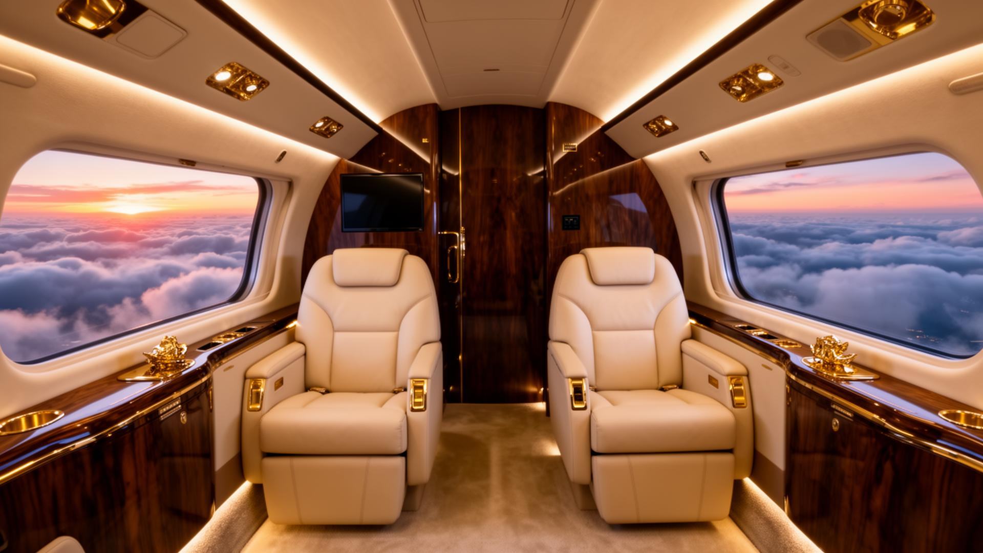 The Most Luxurious Private Jet Interiors in the World