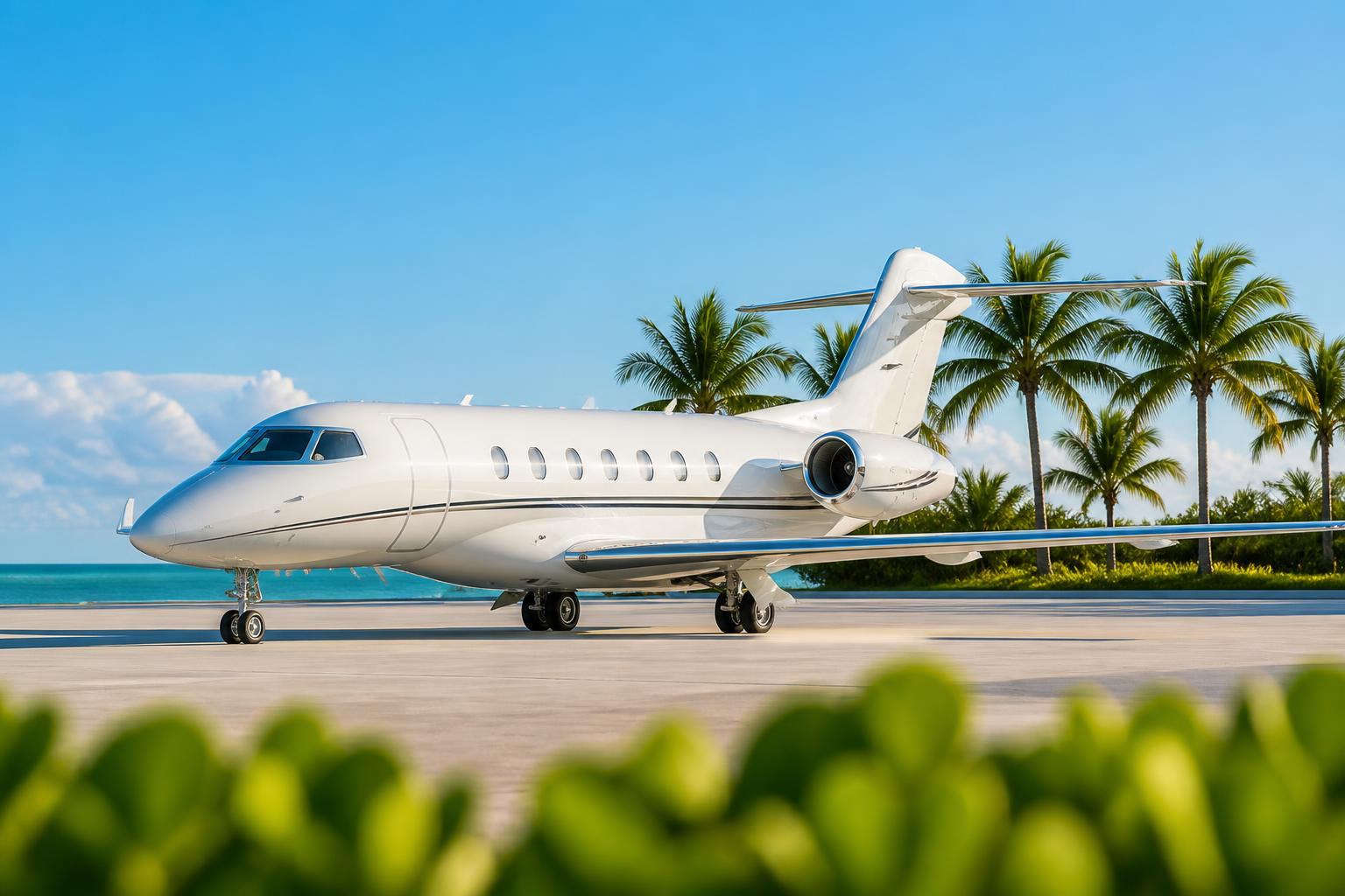 Private jet ready for departure — Limitless Sky charter